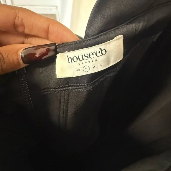 House of CB Black Halter Dress - Picture 4 of 4